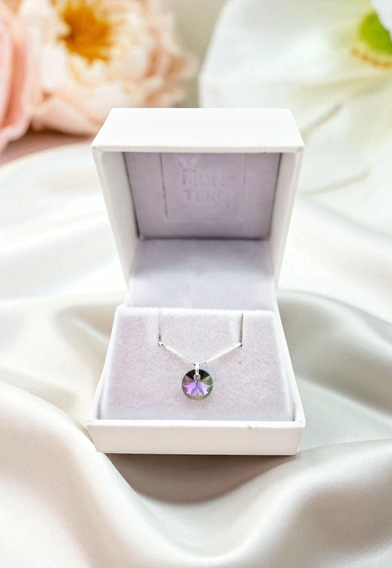 Collar Punto de Luz Plata 925 con cristales de Swarovski® Paradise Shinne - 4