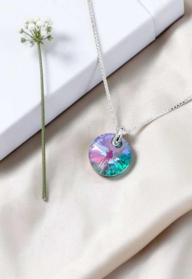Collar Punto de Luz Plata 925 con cristales de Swarovski® Paradise Shinne - 8