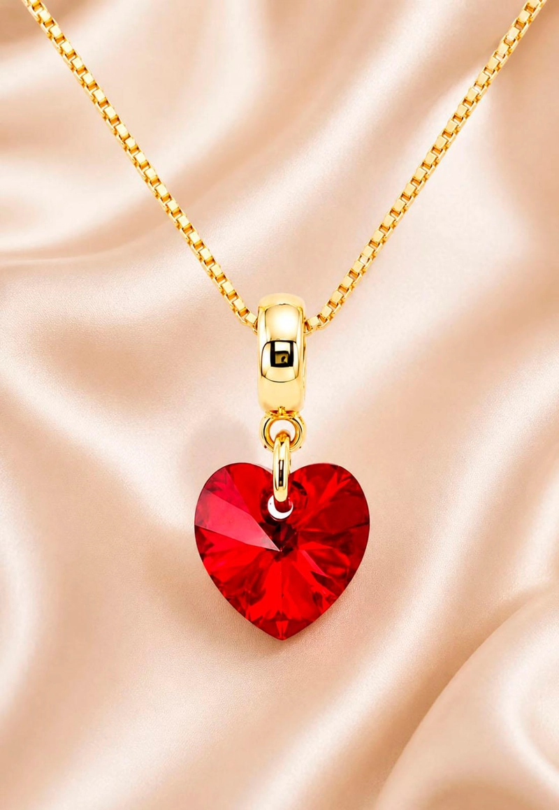 COLLAR ROMANCE GOLD 24K CRISTAL SWAROVSKI® SIAM - 6