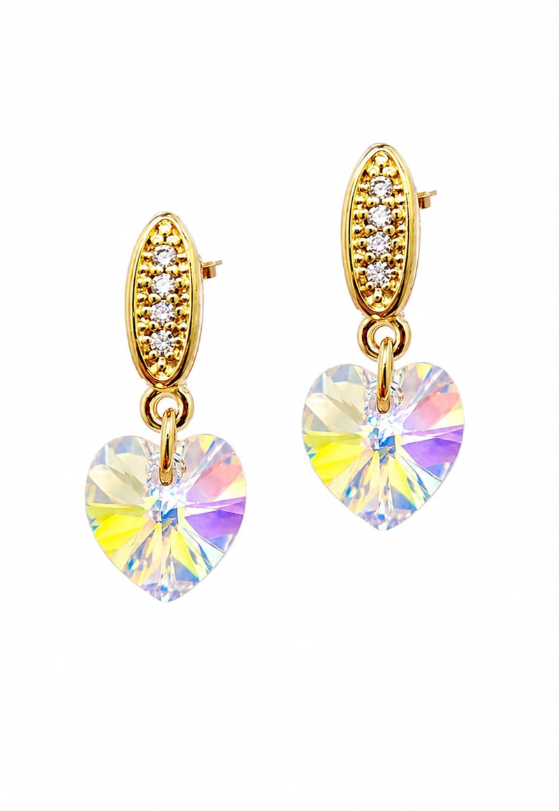 AROS ROMANCE GOLD CRISTALES SWAROVSKI® AURORA BOREAL - 1