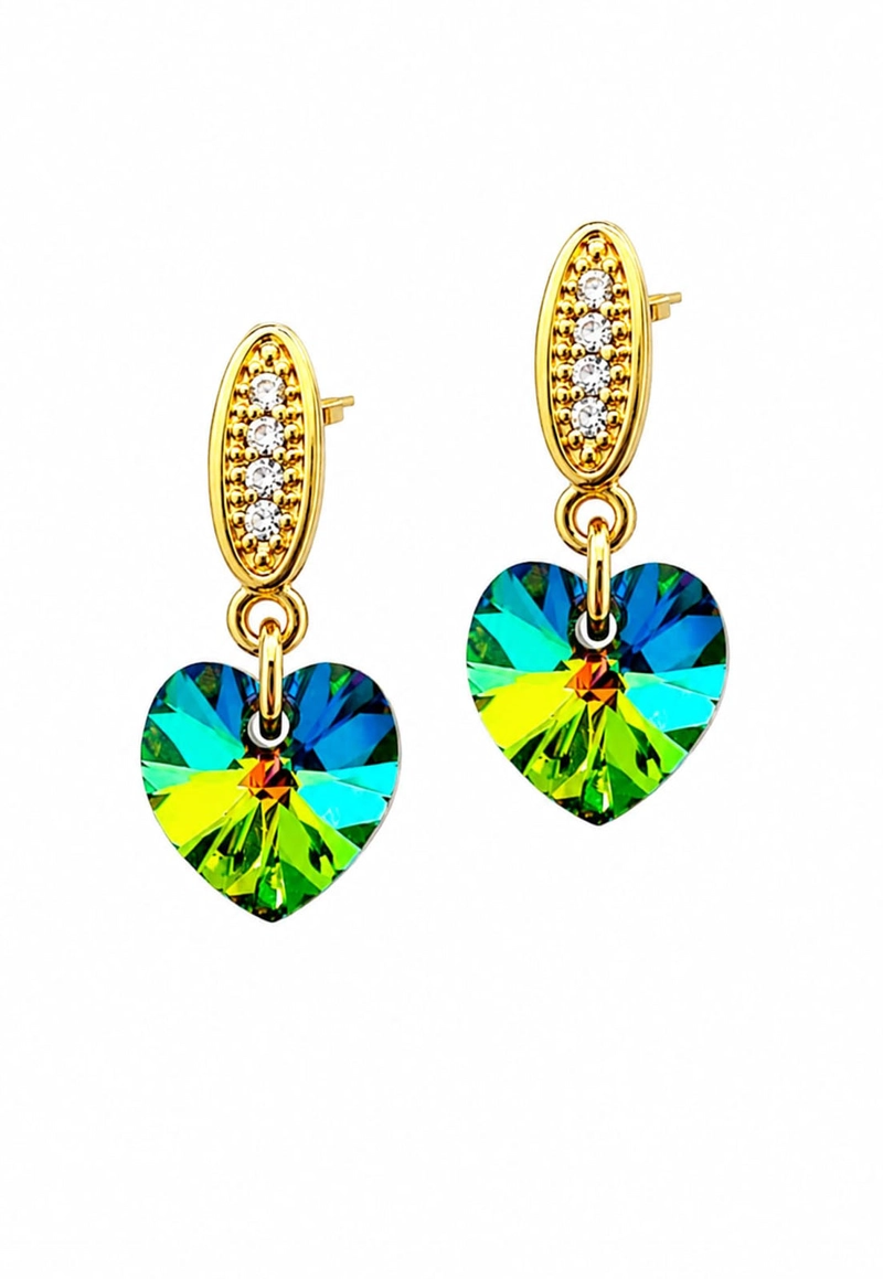 AROS ROMANCE GOLD CRISTALES SWAROVSKI® VITRAL MEDIUM - 1