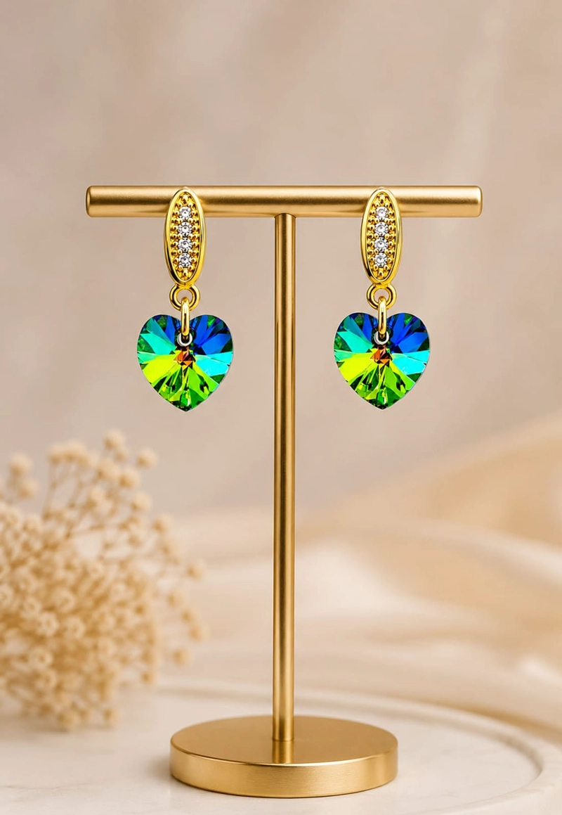 AROS ROMANCE GOLD CRISTALES SWAROVSKI® VITRAL MEDIUM - 6