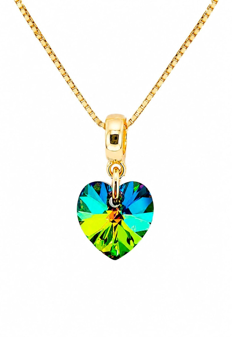 COLLAR ROMANCE GOLD 24K CRISTAL SWAROVSKI® VITRAL MEDIUM - 1
