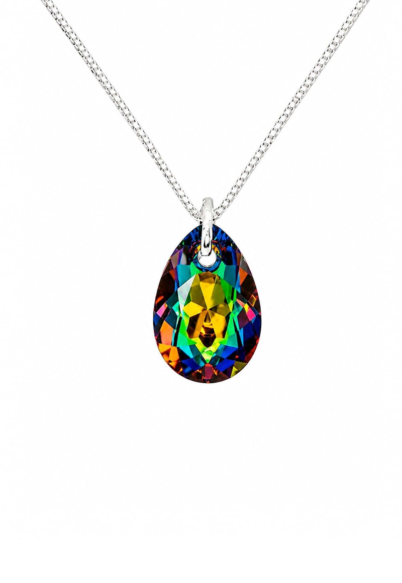 COLLAR GOTA DE LUZ PLATA 925 CRISTAL SWAROVSKI® VITRAL MEDIUM - 1