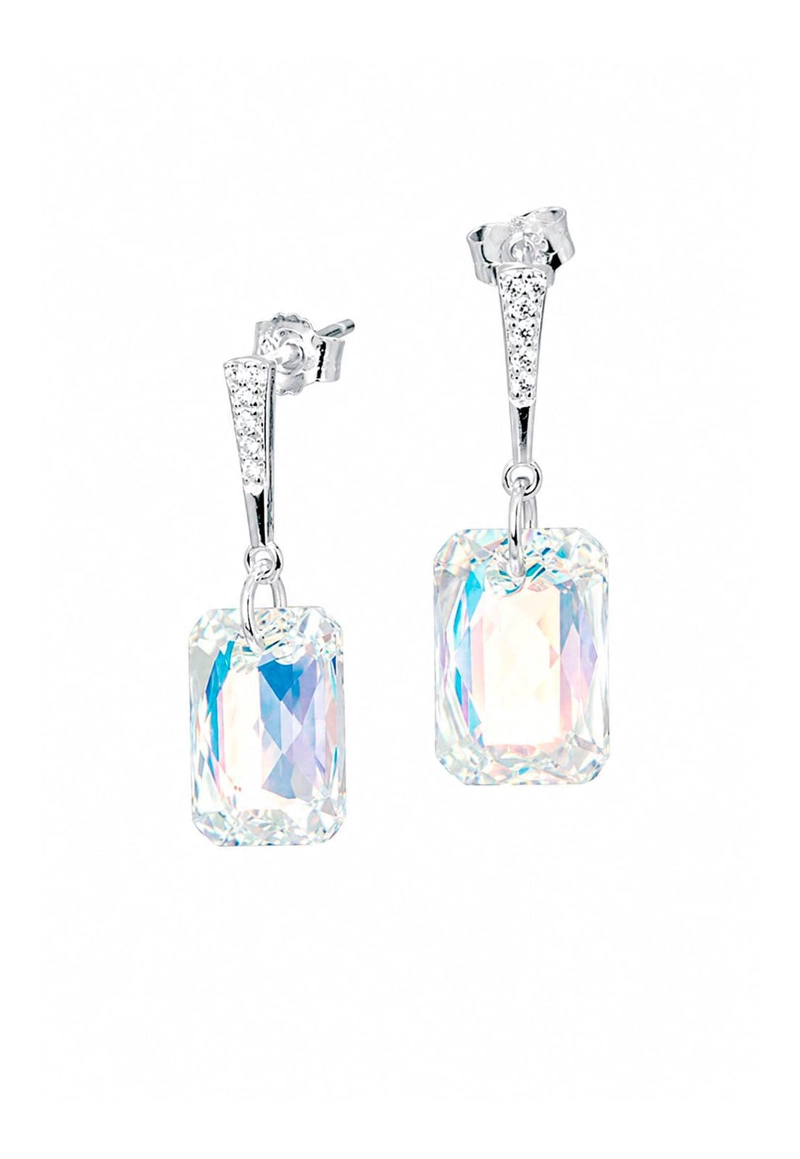 AROS ESTEFANIA PLATA 925 CRISTAL SWAROVSKI® AURORA BOREAL - 1