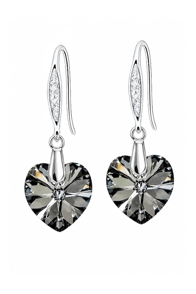 AROS GRAN ROMANCE PLATA 925 CRISTAL SWAROVSKI® SILVER NIGHT - 1