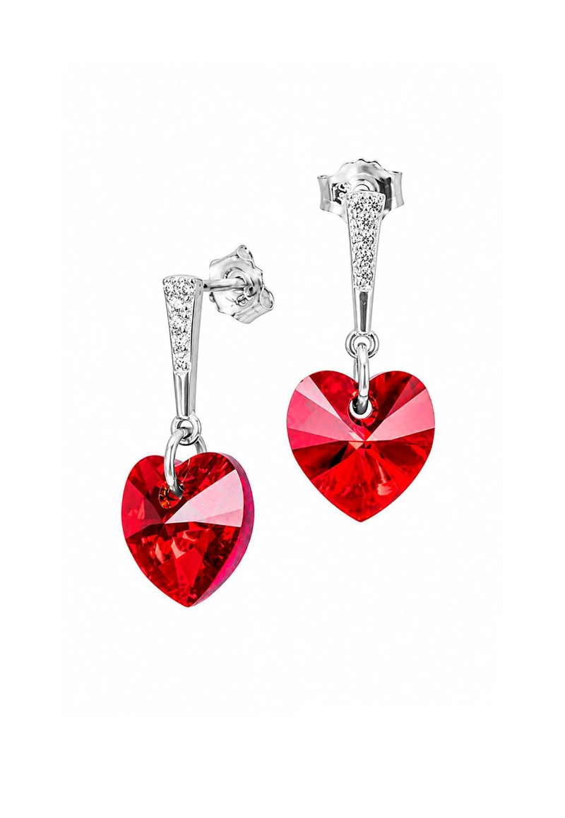 AROS ROMANCE PLATA 925 CRISTAL SWAROVSKI® SIAM - 1