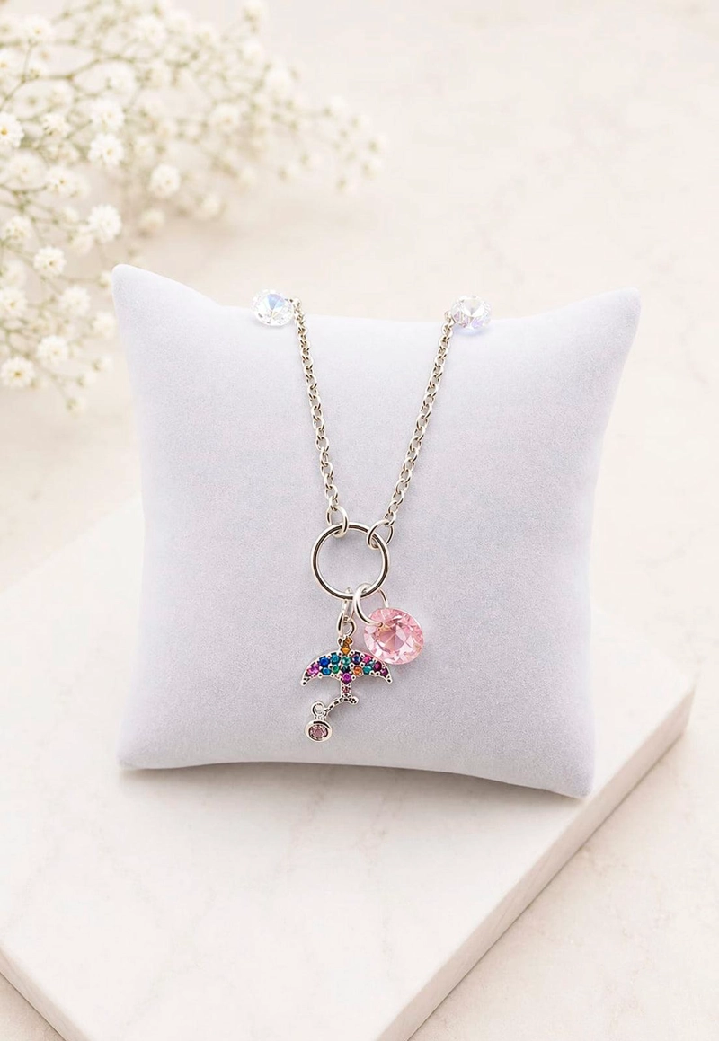 PULSERA GOLONDRINA PLATA 925 CRISTAL SWAROVSKI® LIGHT ROSE - 5