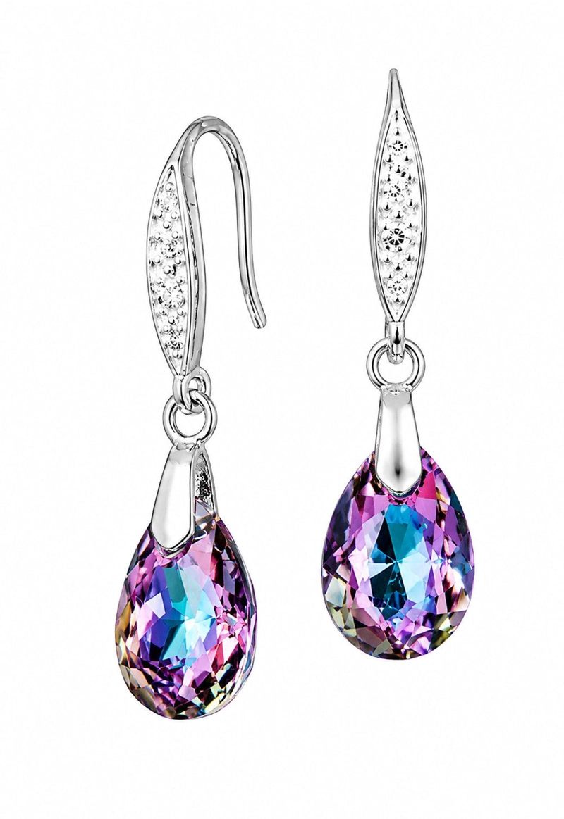 AROS CAPRICHO PLATA 925 CRISTAL SWAROVSKI® VITRAL LIGHT - 1