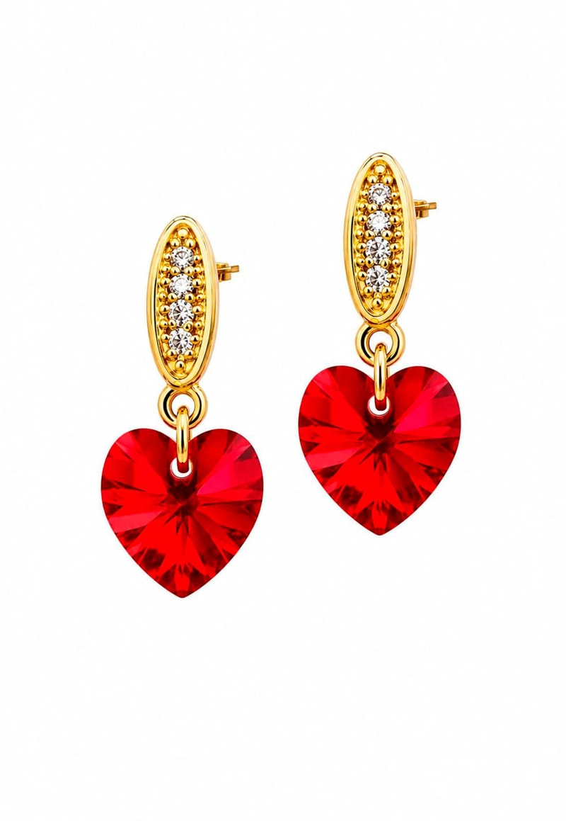 AROS ROMANCE GOLD 24K CRISTAL SWAROVSKI® SIAM - 1