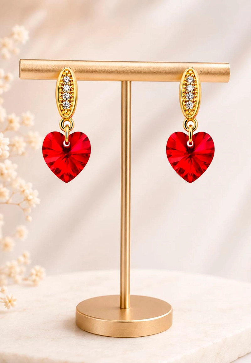 AROS ROMANCE GOLD 24K CRISTAL SWAROVSKI® SIAM - 2