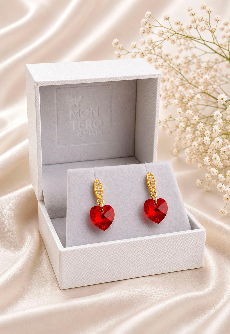 AROS ROMANCE GOLD 24K CRISTAL SWAROVSKI® SIAM - 4