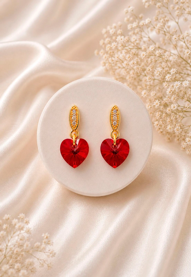 AROS ROMANCE GOLD 24K CRISTAL SWAROVSKI® SIAM - 7