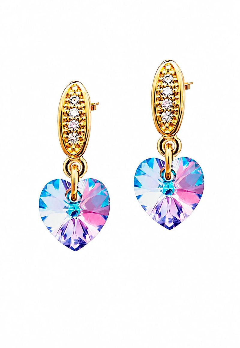 AROS ROMANCE GOLD 24K CRISTAL SWAROVSKI® VITRAL LIGHT - 1