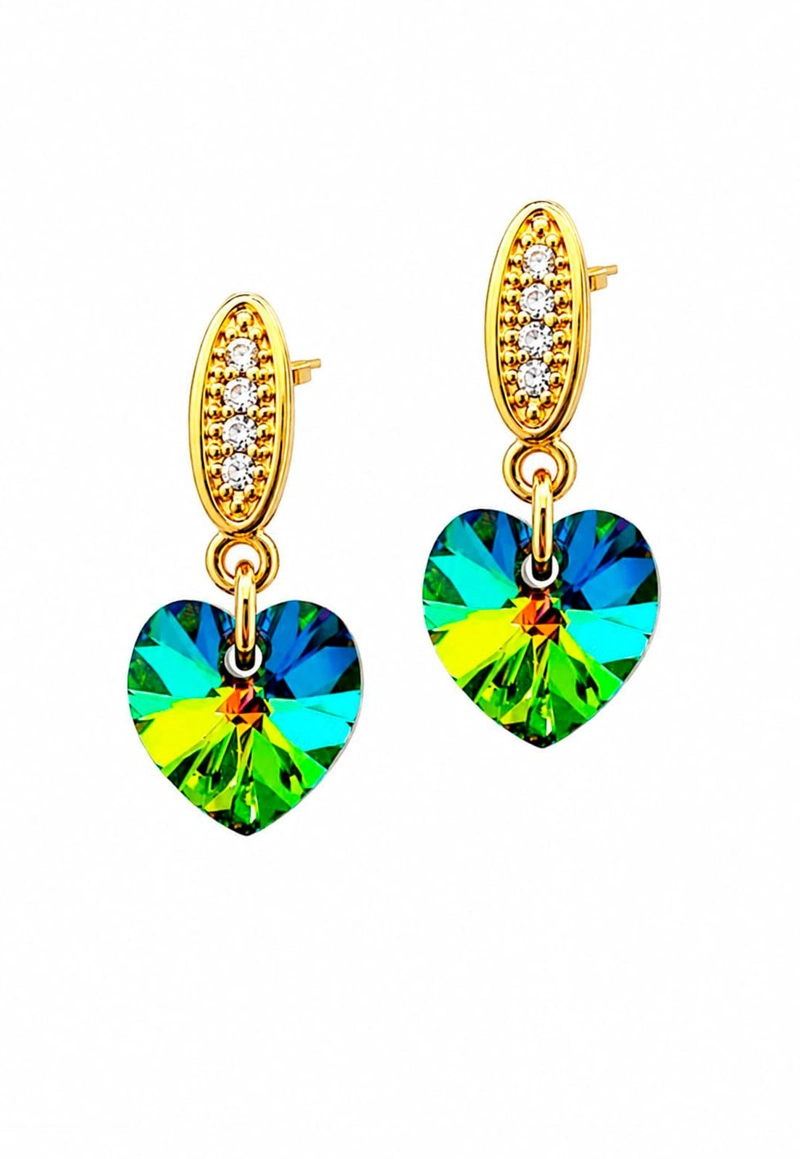 AROS ROMANCE GOLD 24K CRISTAL SWAROVSKI® VITRAL MEDIUM - 1