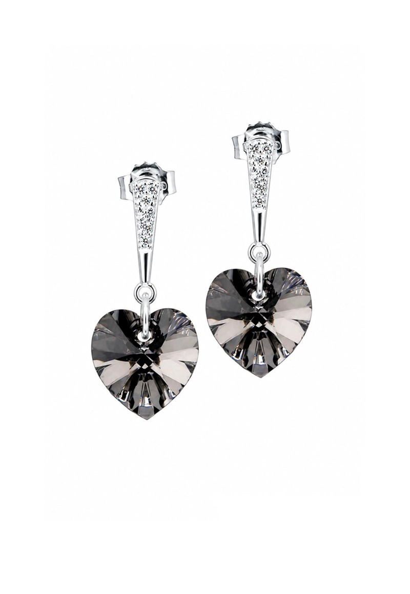 AROS ROMANCE PLATA 925 CRISTAL SWAROVSKI® SILVER NIGHT - 1