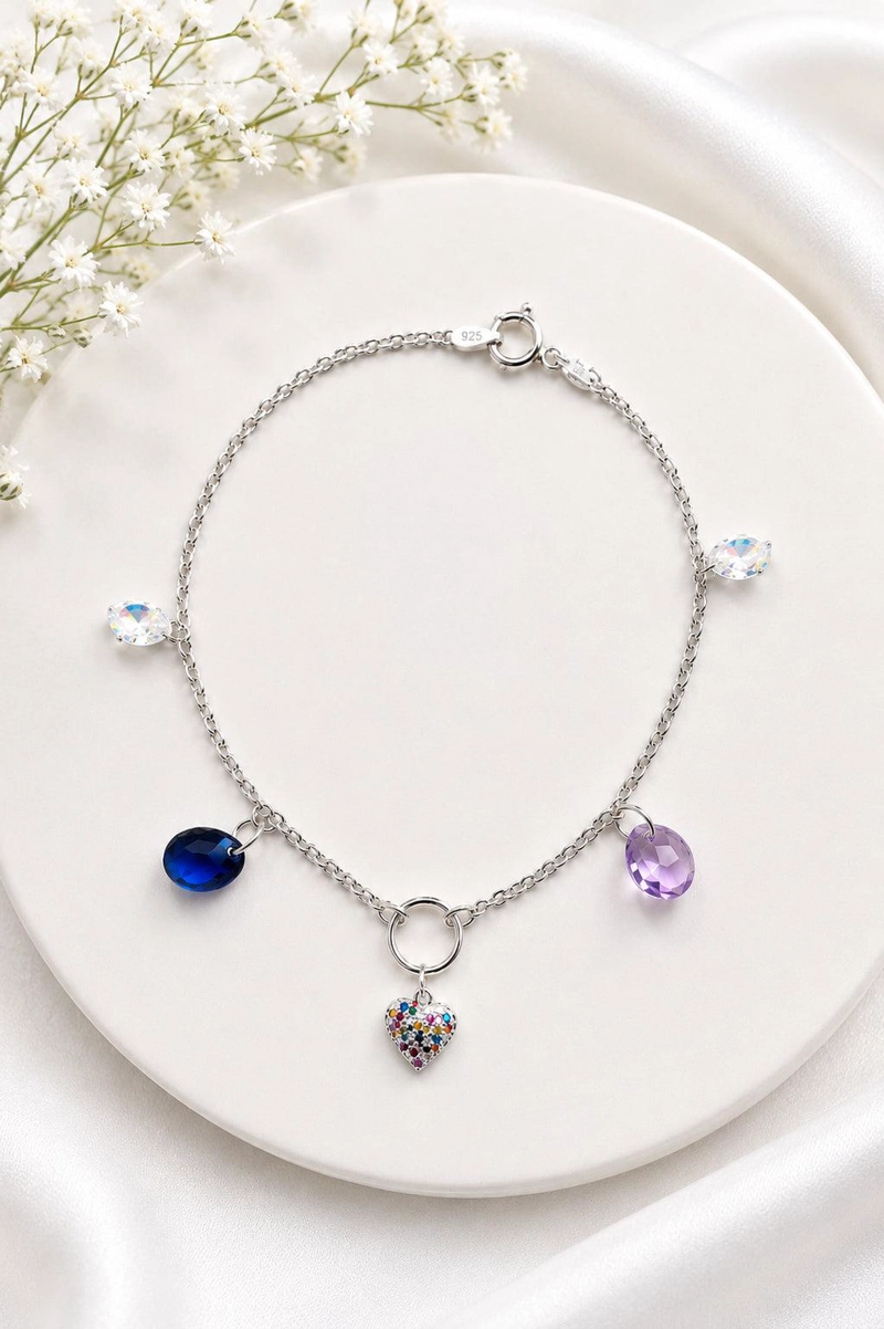 PULSERA AMISTAD PLATA 925 CRISTAL SWAROVSKI® - 3