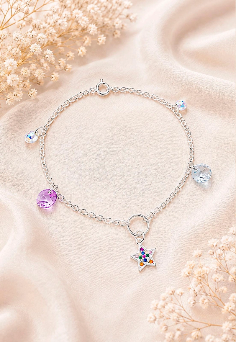PULSERA ESTELAR PLATA 925 CRISTAL SWAROVSKI® - 2