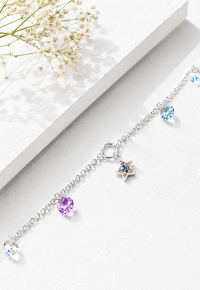 PULSERA ESTELAR PLATA 925 CRISTAL SWAROVSKI® - 3