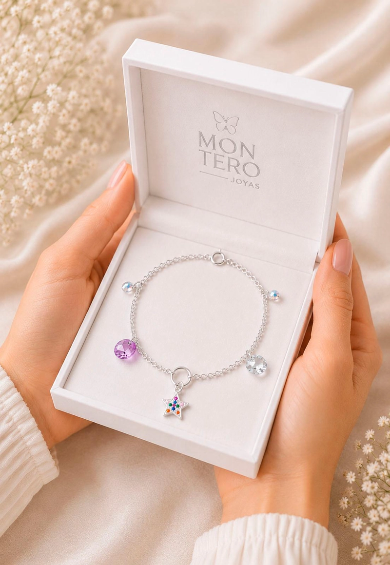PULSERA ESTELAR PLATA 925 CRISTAL SWAROVSKI® - 5