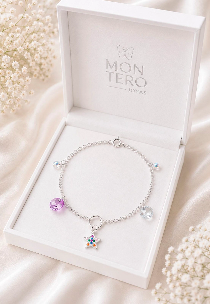 PULSERA ESTELAR PLATA 925 CRISTAL SWAROVSKI® - 6
