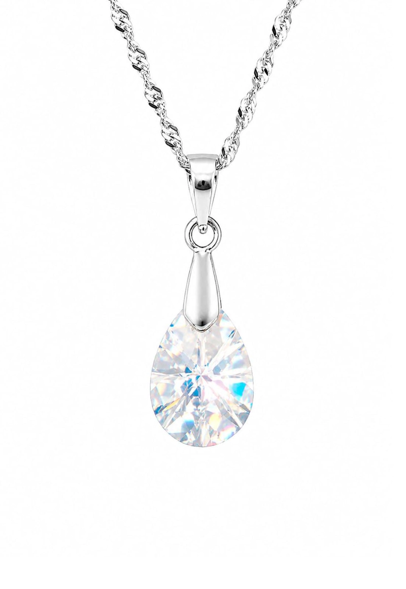 COLLAR ENCANTO PLATA 925 CRISTAL SWAROVSKI® AURORA BOREAL - 1