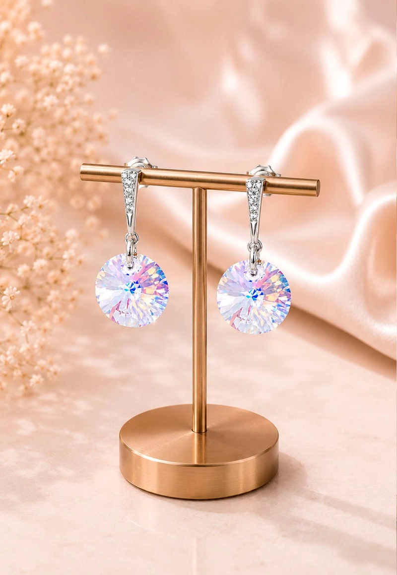 AROS PARIS PLATA 925 CRISTAL  SWAROVSKI® AURORA BOREAL - 7