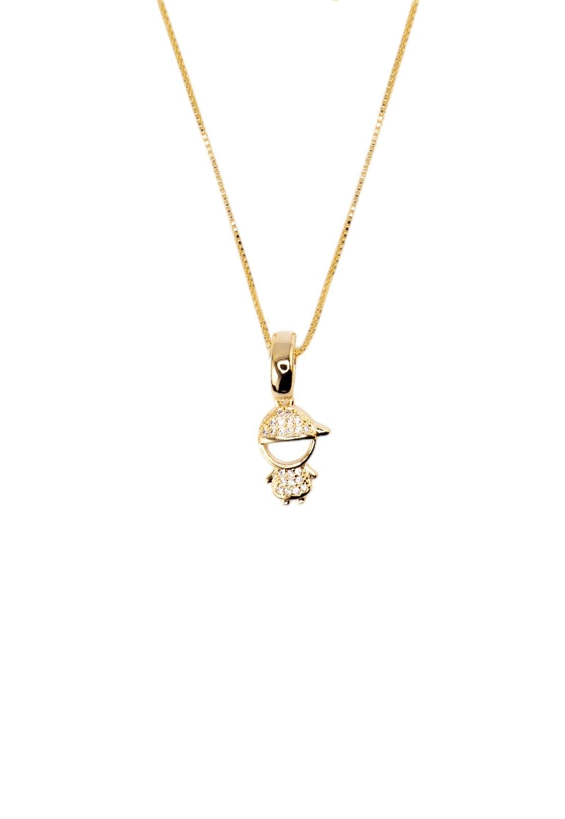 COLLAR IGNACIO GOLD 24K MICROCIRCONES - 1