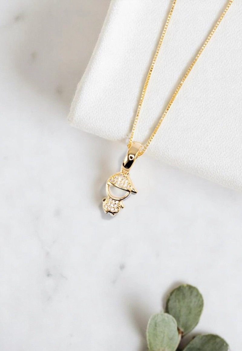 COLLAR IGNACIO GOLD 24K MICROCIRCONES - 2