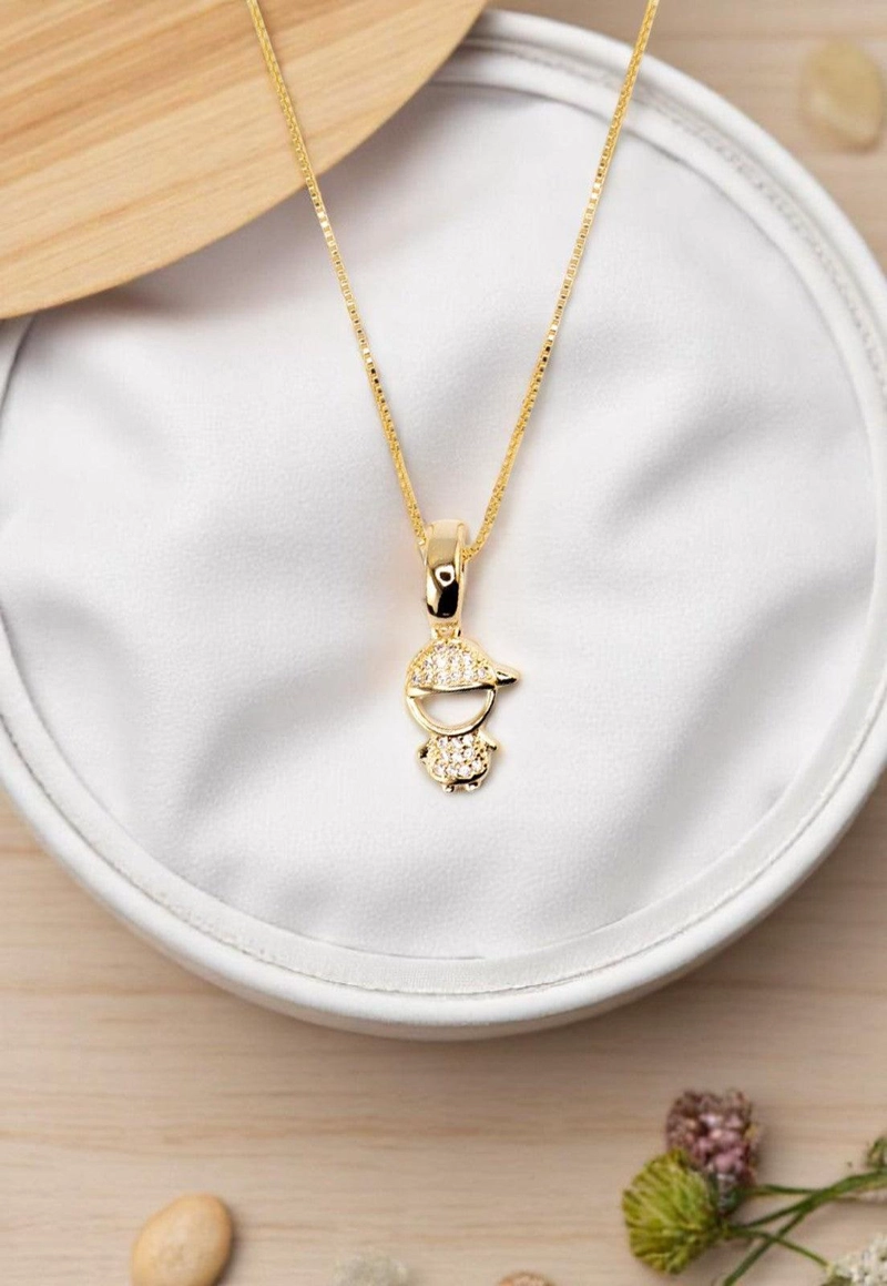 COLLAR IGNACIO GOLD 24K MICROCIRCONES - 3