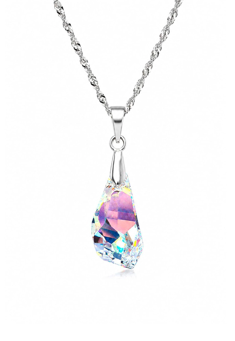 COLLAR SOFIA PLATA 925 CRISTAL SWAROVSKI® AURORA BOREAL - 1