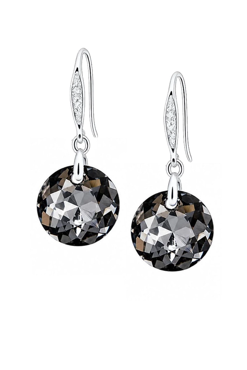 AROS GRAN GRACIA PLATA 925 CRISTAL SWAROVSKI® SILVER NIGHT - 1