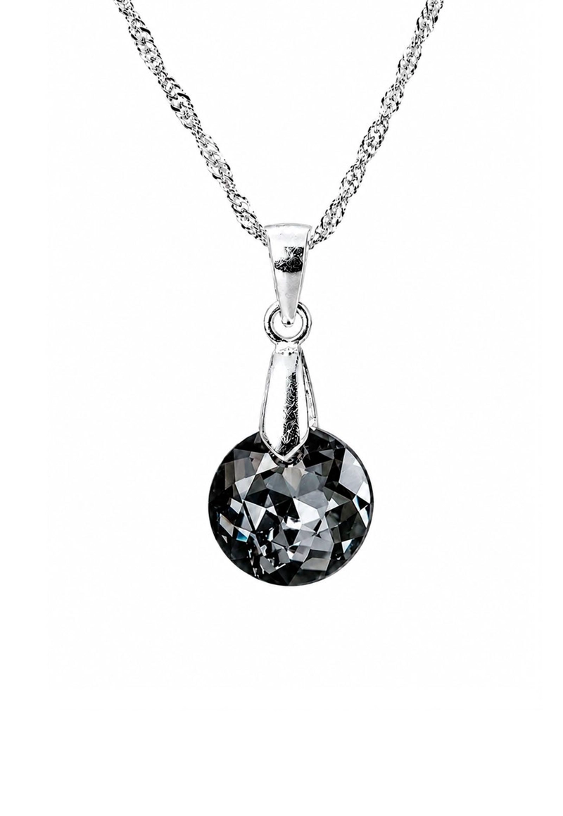 COLLAR GRAN GRACIA PLATA 925 CRISTAL SWAROVSKI® SILVER NIGHT - 1