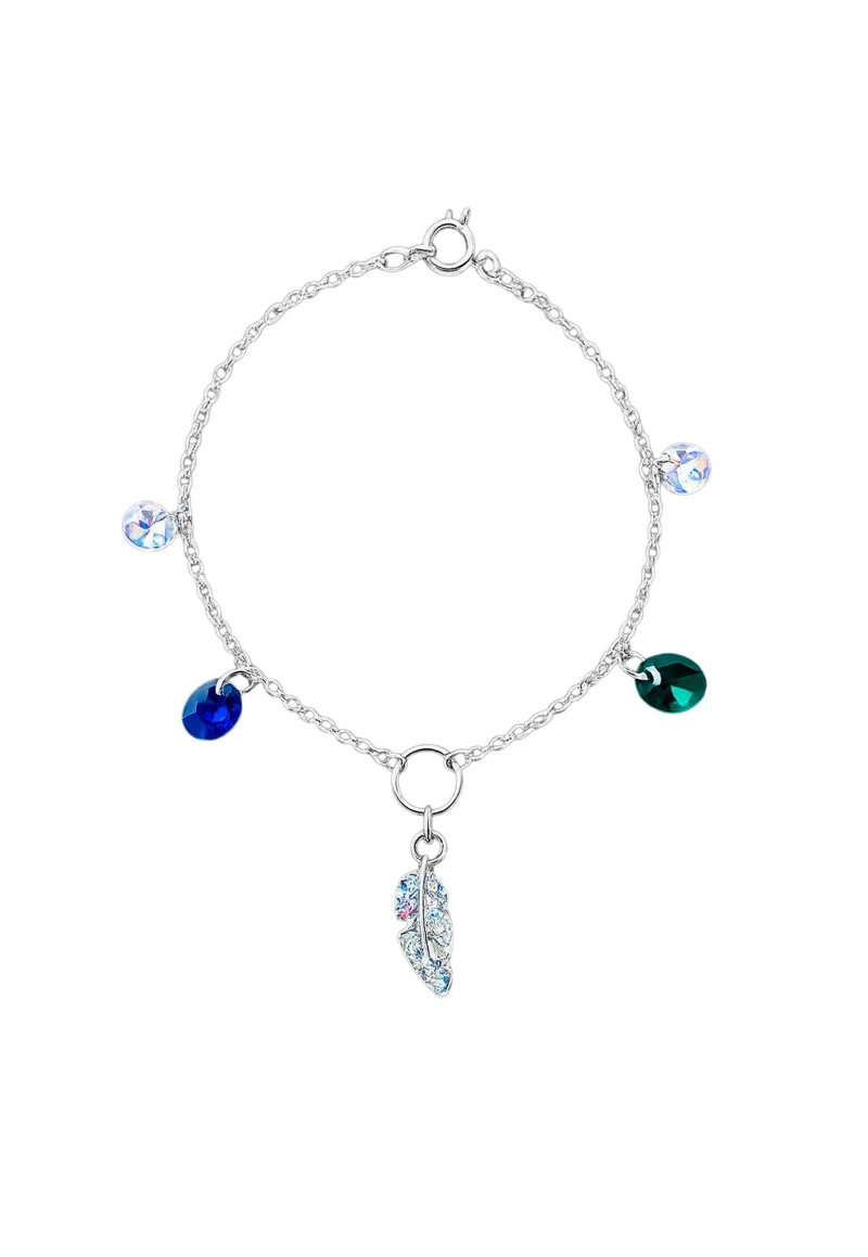 PULSERA ELENA PLATA 925 CRISTAL SWAROVSKI® EMERALD - 1