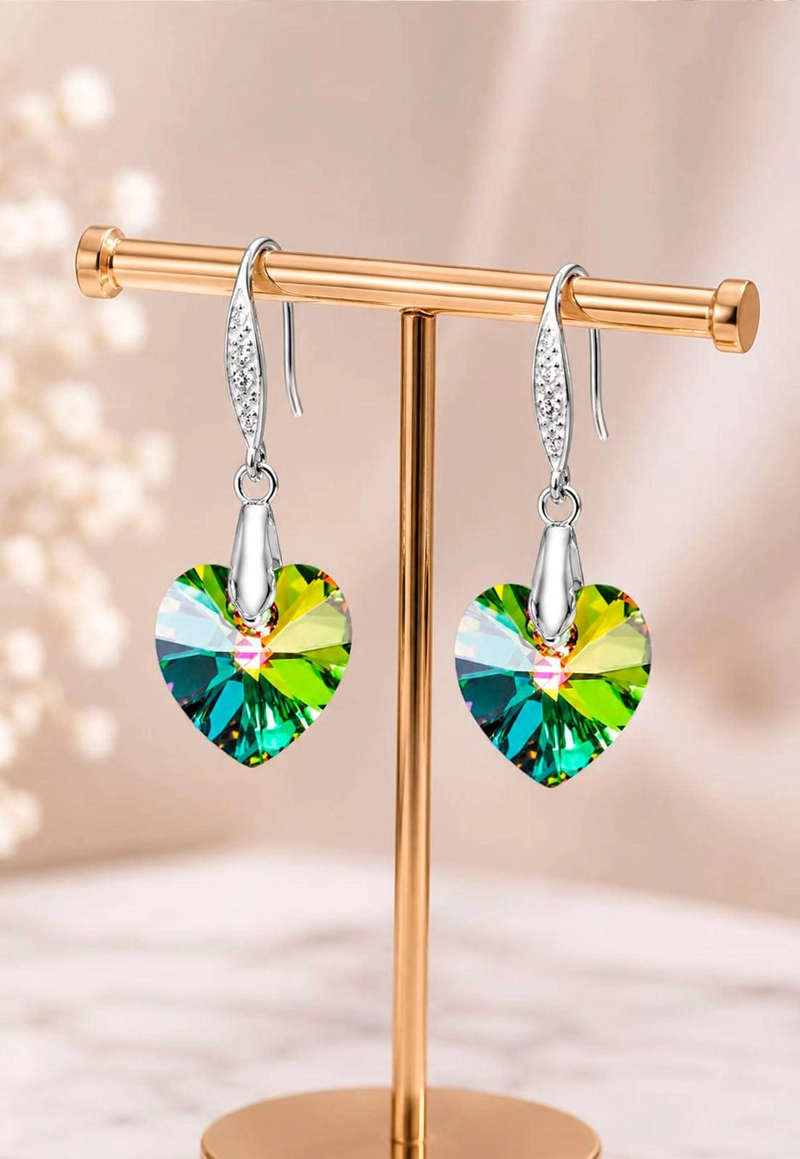 AROS GRAN ROMANCE PLATA 925 CRISTAL SWAROVSKI® VITRAL MEDIUM - 7