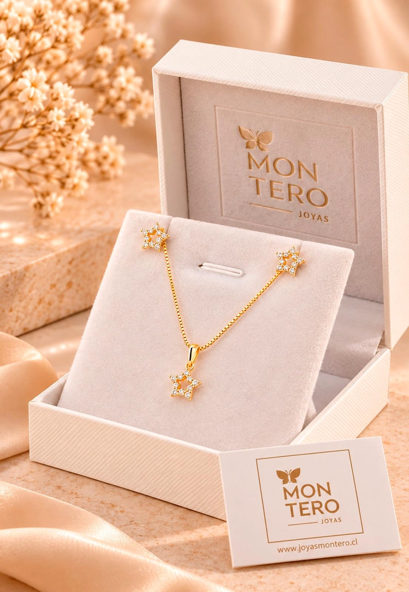 CONJUNTO AURORA GOLD 24K MICROCIRCONES - 3