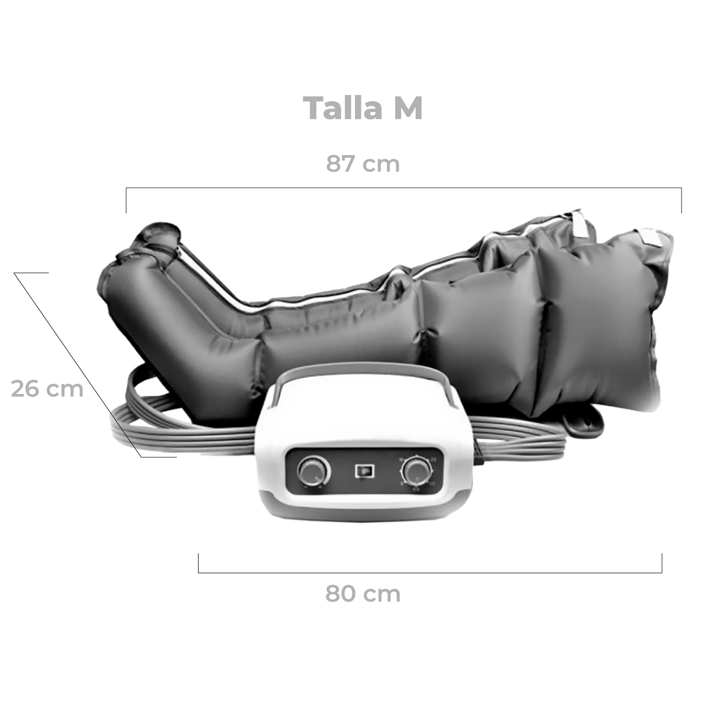 MÁQUINA PRESOTERAPIA 1 FUNCIÓN + PAR DE BOTAS M - 3