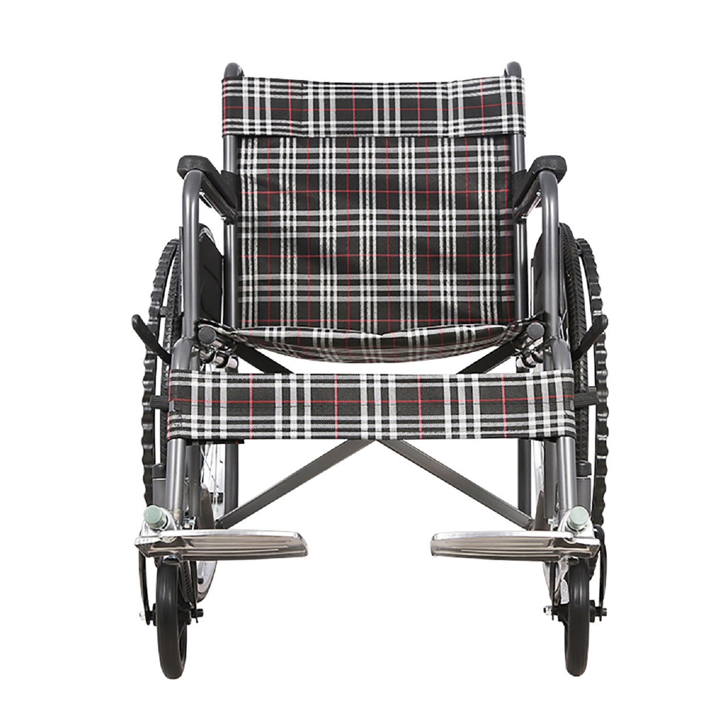 SILLA FIRST CARE SRS RUEDAS STANDARD PLEGABLE GRIS - 4