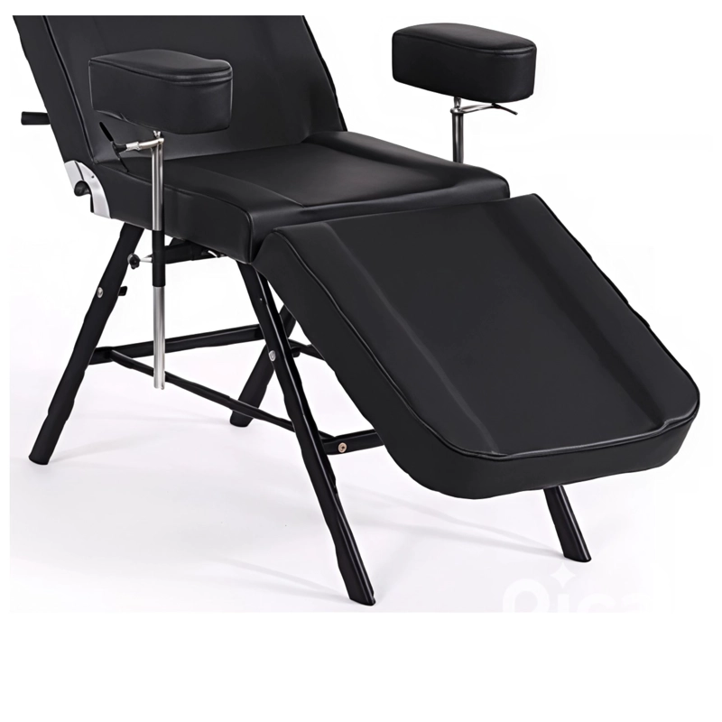 SILLON COSMETOLÓGICO CAMILLAS CHILE SILLON COSMETOLOGICO Y TATUAJES NEGRO - 2
