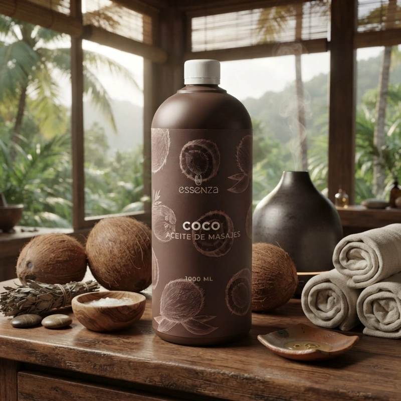 ACEITE DE MASAJES 1 L COCO BIOLINE - 5