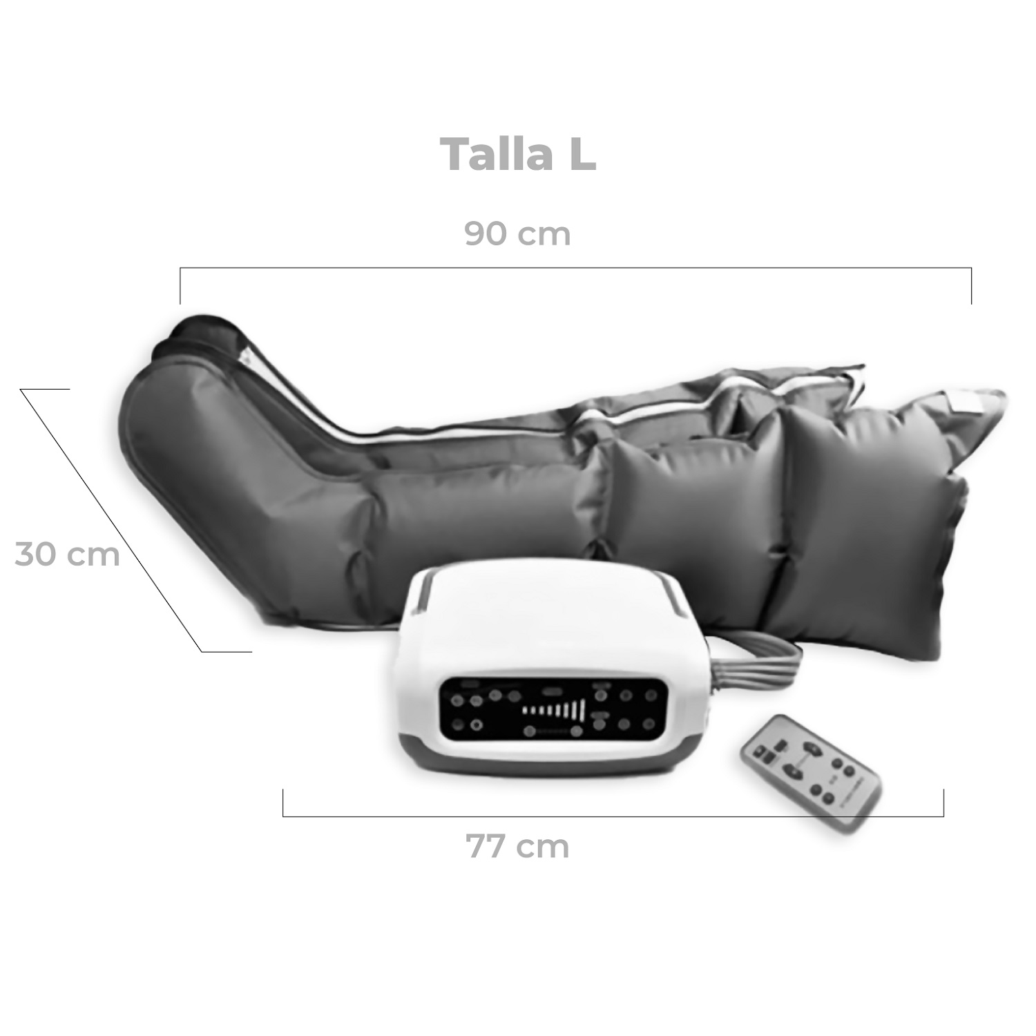 MÁQUINA PRESOTERAPIA MP3F 3 FUNCIONES + BOTAS TALLA L FIRST CARE - 3