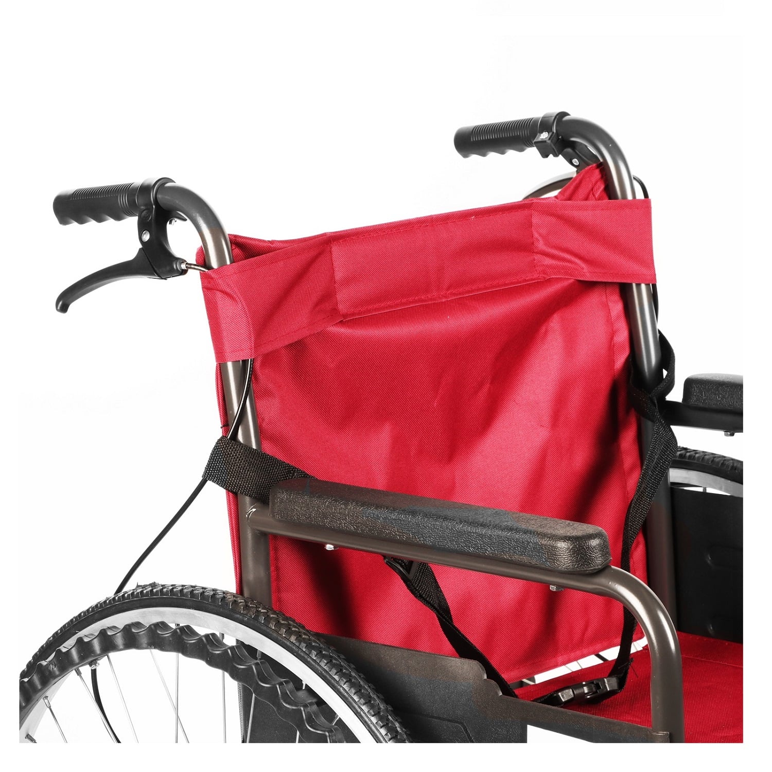 SILLA FIRST CARE SRSP RUEDAS STANDARD PLEGABLE ROJO - 6