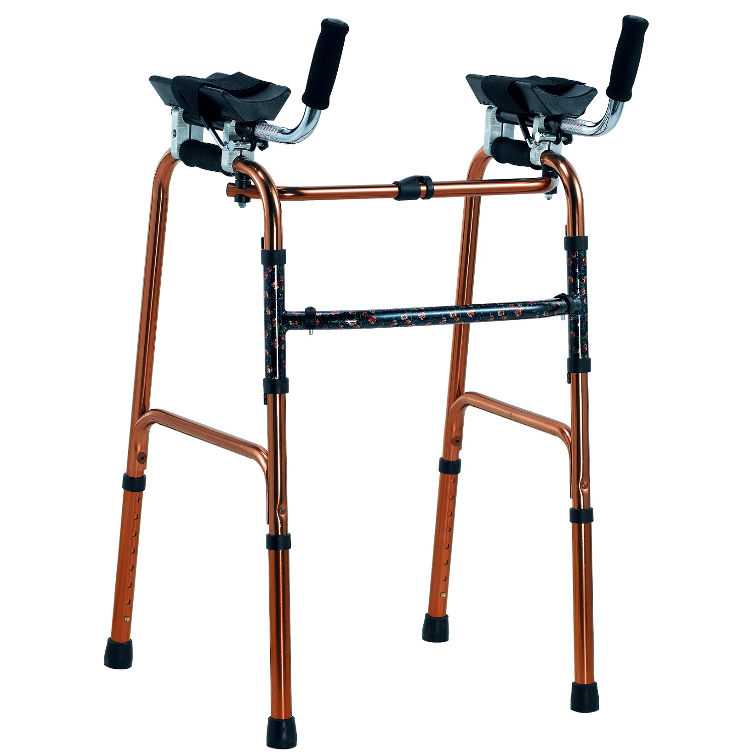 ANDADOR FIRST CARE AAP ALUMINIO PLEGABLE CON APOYA BRAZOS - 1