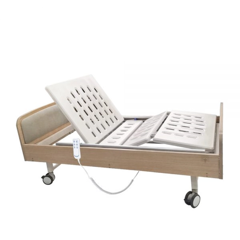 CAMA CLINICA ELE CTRICA 4 POSICIONES HOMEPRO MADERA - 1