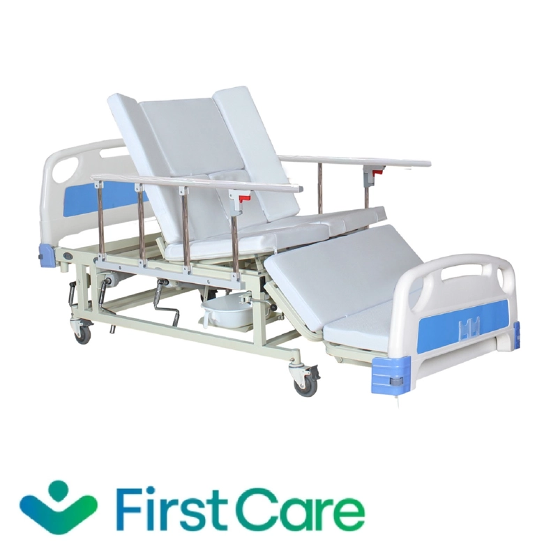 CAMA CLÍNICA MANUAL 4 POSICIONES Y SILLA CARDIACA - 2