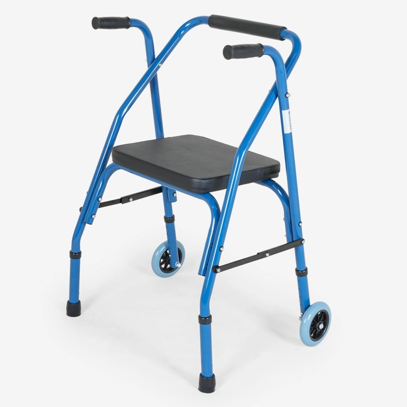 ANDADOR 2 RUEDAS PLEGABLE CON ASIENTO PREMIUM 2.0 - 1