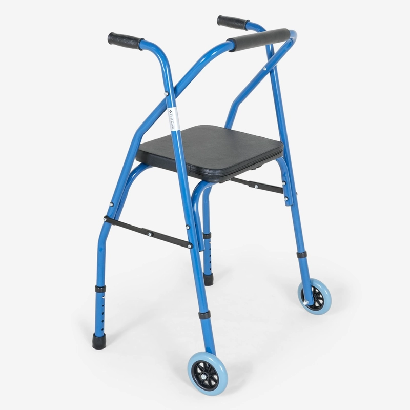 ANDADOR 2 RUEDAS PLEGABLE CON ASIENTO PREMIUM 2.0 - 6