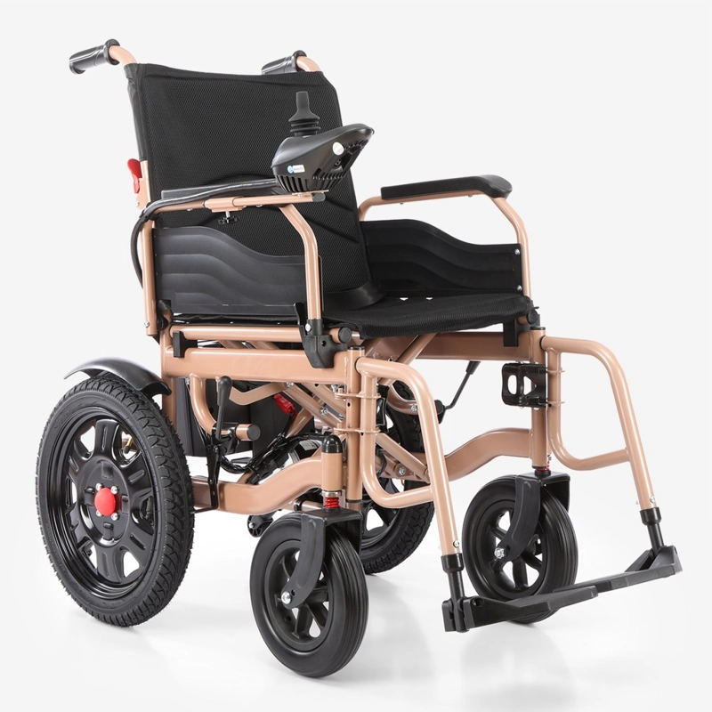 SILLA DE RUEDAS ELECTRICA COMFORT PREMIUM - MARRON - 1