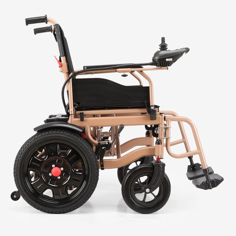 SILLA DE RUEDAS ELECTRICA COMFORT PREMIUM - MARRON - 2