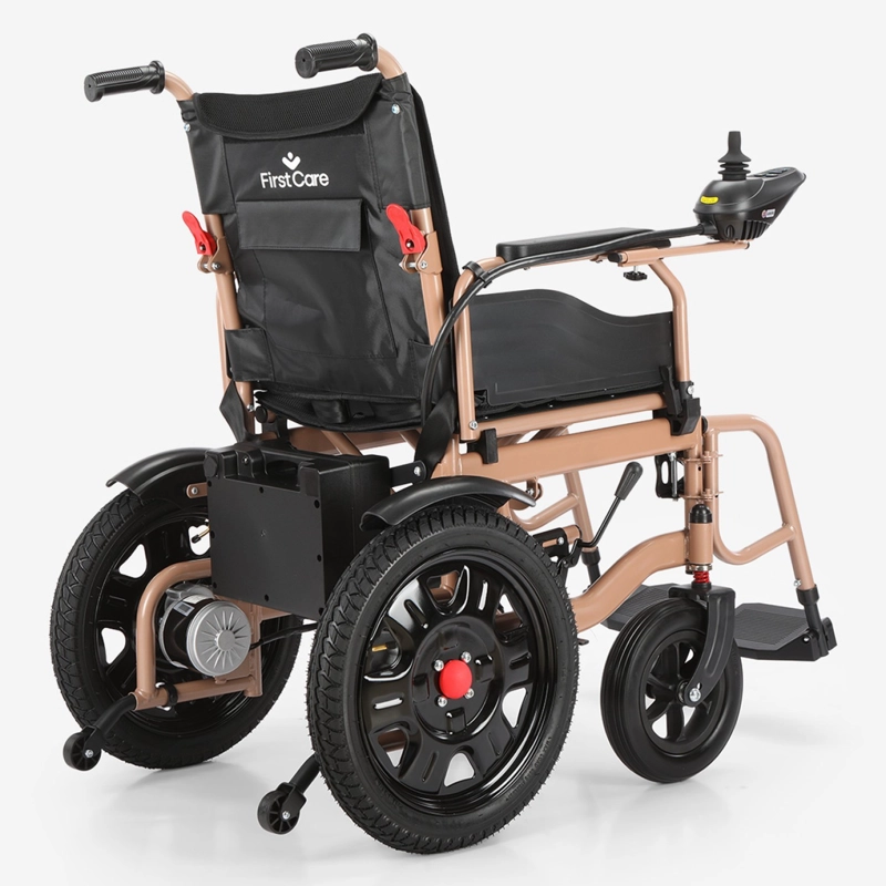 SILLA DE RUEDAS ELECTRICA COMFORT PREMIUM - MARRON - 3